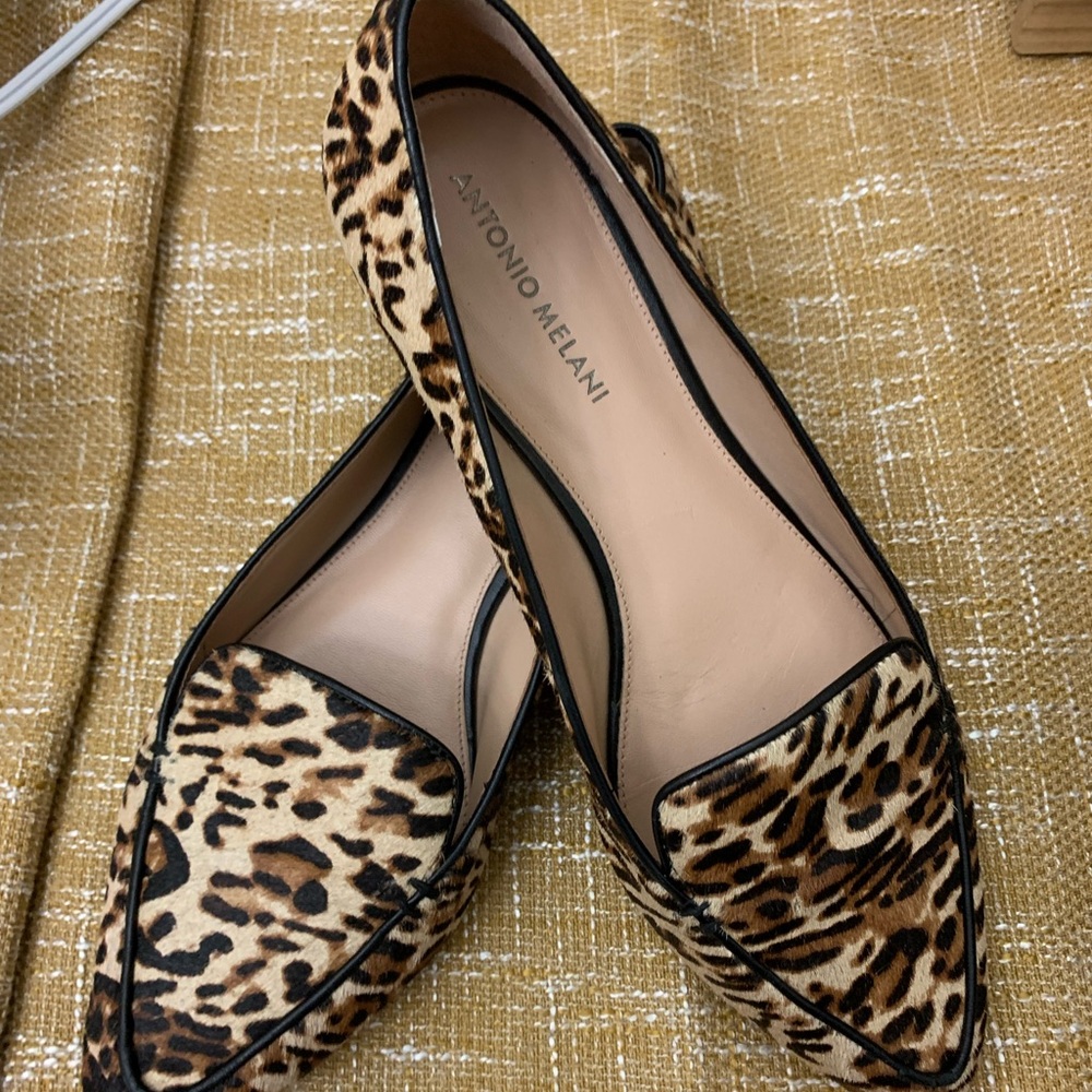 Antonio Melani cheetah flats